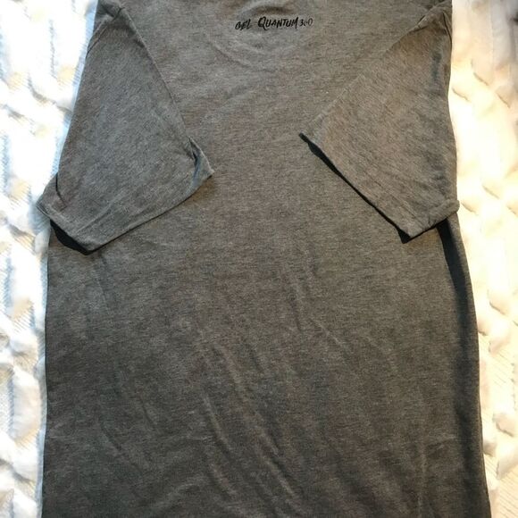 NEW ASICS Runs Deep Short Sleeve T Shirt Gray - Picture 6 of 6